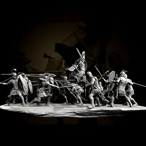 GoodFYouth 1/35 Ancient European Spartan Soldier Resin Model Kit Unbemalter und unmontierter Soldat Resin Modellbausatz // u9d5O1 von GoodFYouth