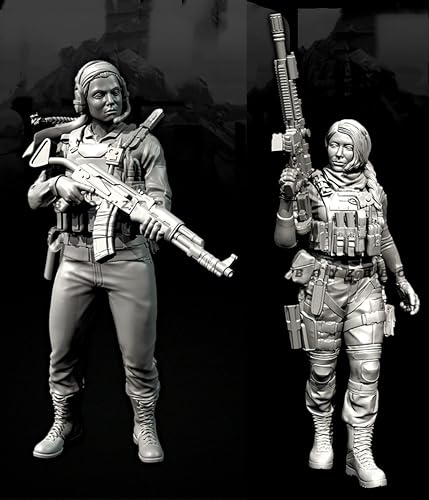 GoodFYouth 1/35 Europäische Kommandosoldaten-Resinmodellbausatz, unbemalt und unmontiert, Resinmodellbausatz (2 Personen) //v3i7O10 von GoodFYouth