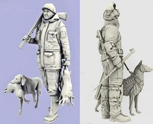 GoodFYouth 1/35 Resin Modell bausatz von Soldaten aus dem Zweiten Weltkrieg unbemalt und unmontiert Resin Modellbausatz von Soldaten (2 Personen) //l2i7j1 von GoodFYouth