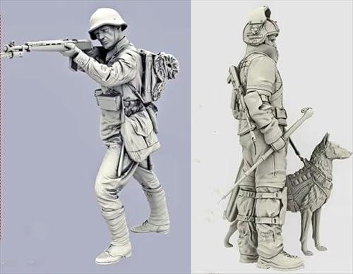 GoodFYouth 1/35 Resin Modell bausatz von Soldaten aus dem Zweiten Weltkrieg unbemalt und unmontiert Resin Modellbausatz von Soldaten (2 Personen) //l2i7j5 von GoodFYouth