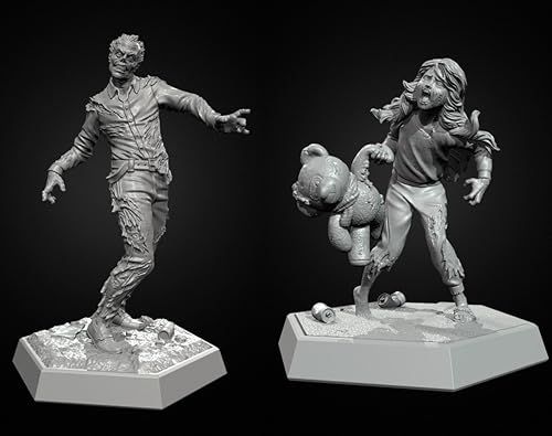 GoodFYouth 1/35 Sci-Fi Zombie Samurai Warrior Resin Model Kit Unbemalt und unmontiert Soldat Resin Model Kit (2-Personen) // u9d7O1 von GoodFYouth