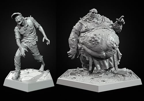 GoodFYouth 1/35 Sci-Fi Zombie Samurai Warrior Resin Model Kit Unbemalt und unmontiert Soldat Resin Model Kit (2-Personen) // u9d7O16 von GoodFYouth
