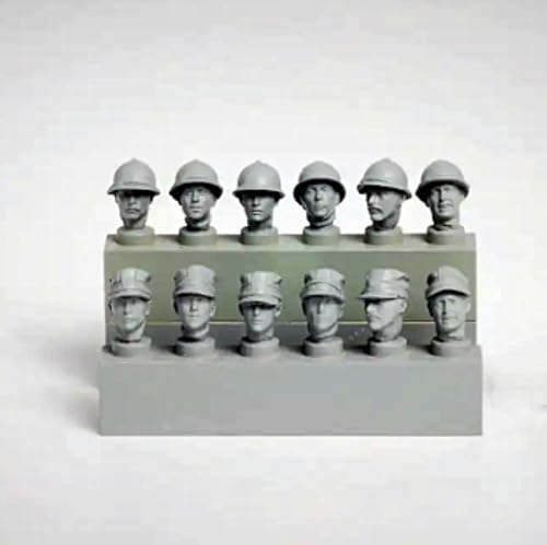 GoodFYouth 1/35 Soldat aus dem Zweiten Weltkrieg Resin-Kopf-Ersatzmodellbausatz Unbemalter und unmontierter Resin-Modellbausatz //v5i4O3 von GoodFYouth