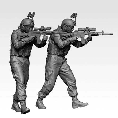 GoodFYouth 1/35 - US Commando Soldier Resin Model Kit Unbemalt und unmontiert Soldier Resin Model Kit (2 Person)//A3S7O4 von GoodFYouth