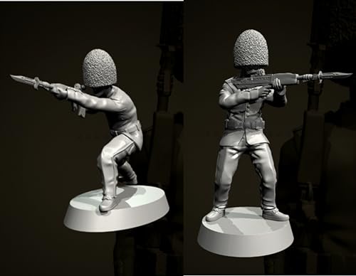 GoodFYouth 50mm British Guards Soldier Resin Model Kit Unbemalt und unmontiert Soldier Resin Model Kit (2 Personen)// H8B5Z3 von GoodFYouth