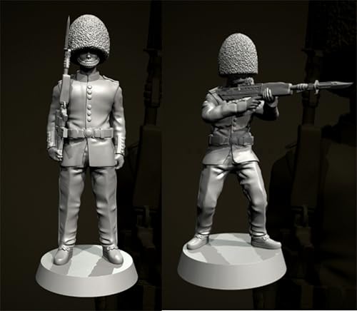GoodFYouth 50mm British Guards Soldier Resin Model Kit Unbemalt und unmontiert Soldier Resin Model Kit (2 Personen)// H8B5Z8 von GoodFYouth