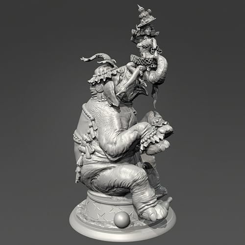 GoodFYouth H115mm Elephant Show Soldier Resin Model Kit Unbemaltes und unmontiertes Soldatenmodell aus Kunstharz //l2i3j4 von GoodFYouth