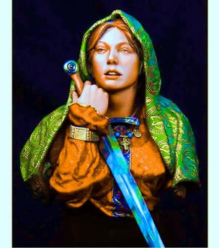 1/10 Ancient European Female Warrior Resin Bust Model Kit Unbemalt und unmontiert Resin Bust Model Kit //R1fA2 von GoodYouth