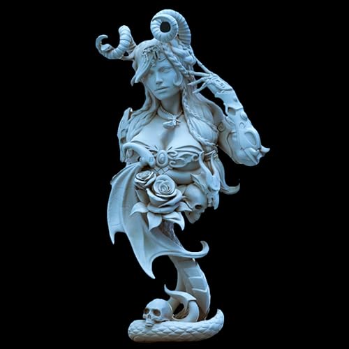 1/10 Ancient Female Warrior Resin Bust Model Kit Unbemalt und unmontiert Miniatur Resin Model Kit // R7JO2 von GoodYouth