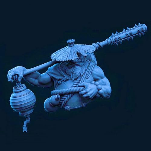 1/10 Ancient Ninja Samurai Resin Figur Büste Modellbausatz unbemalt und unmontiert Miniatur Resin Modellteile // V8D2O-3 von GoodYouth