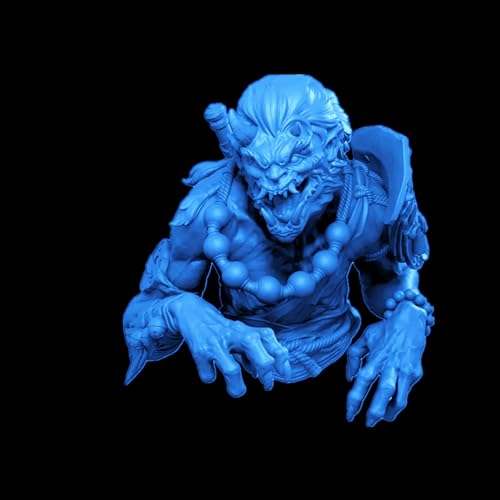 1/10 Ancient Orc Warrior Resin Bust Modellbausatz unbemalt und unmontiert Miniatur Resin Modellteile // A2c4E-2 von GoodYouth