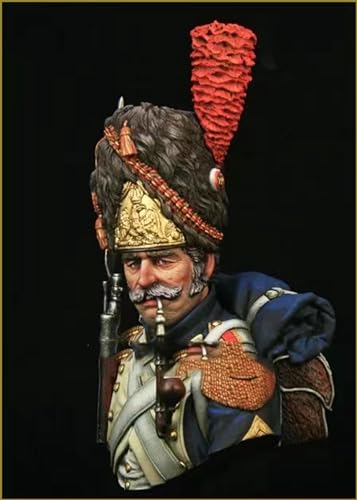 1/10 Antique Period French Soldier Resin Bust Model Kit Unbemalte und unmontierte Miniatur Resin Modellteile // M1Q7x-2 von GoodYouth