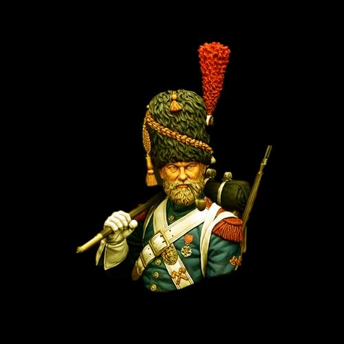 1/10 Antique Period French Soldier Resin Bust Model Kit Unbemalte und unmontierte Miniatur Resin Modellteile // M1Q7x-5 von GoodYouth