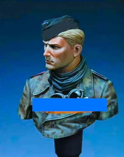 1/10 WW2 German Soldier Resin Bust Model Kit Unbemalte und unmontierte Miniatur Resin Modellteile // M1Q9x-2 von GoodYouth