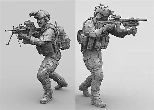 1/16 U.S. Army Commando Soldier Resin Model Kit Unbemalt und unmontiert Miniaturen Bausatz (2-Personen)//A9fT1 von GoodYouth