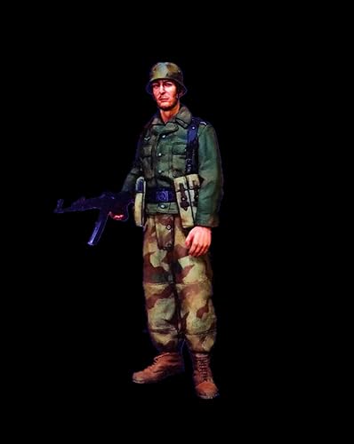 1/16 WW2 Deutscher Soldat Resin Modellbausatz Unbemalte und unmontierte Miniatur Resin Modellteile // M7Q9x-2 von GoodYouth