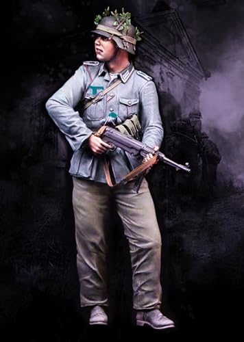 1/16 WW2 Deutscher Soldat Resin Modellbausatz Unbemalte und unmontierte Miniatur Resin Modellteile // M7Q9x-3 von GoodYouth