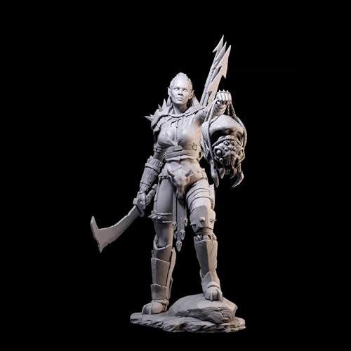 1/24 Ancient Female Warrior Resin Model Kit Unbemalt und unmontiert Resin Miniatur Bausatz //R5fA54 von GoodYouth