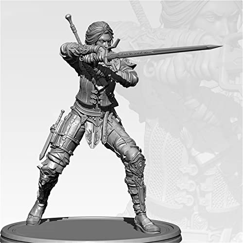 1/24 Fantastic Female Warrior Resin Figure Kit Miniatur Resin Model Parts //4ijg-6 (unmontiert und unbemalt) von GoodYouth