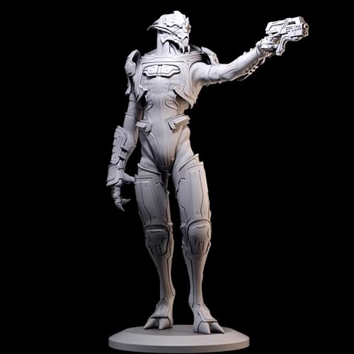 1/24 Sci-Fi Agent Warrior Resin Model Kit Unbemalt und unmontiert Resin Miniaturen Kit //R5fp22 von GoodYouth