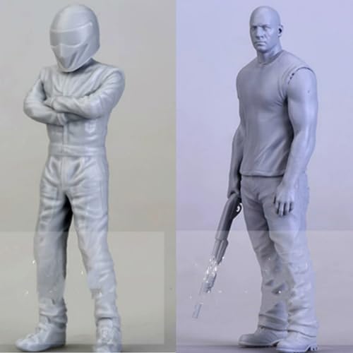 1/24 Sci-Fi Agent Warrior Resin Model Kit Unbemalt und unmontiert Resin Miniaturen Kit //R5fp66 von GoodYouth