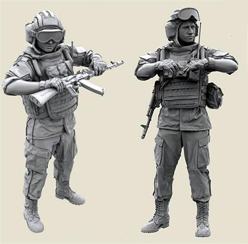 1/35 Russischer Kommandosoldat Resinmodellbausatz, unbemalt und unmontiert Miniatur Resinmodellbausatz // J7x2L1 von GoodYouth