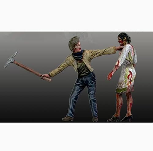 1/35 Sci-Fi Agent Soldat Modellbausatz aus Resin ，Unbemalt und unmontiert Miniaturmodellbausatz aus Resin (2 Personen) // H8x4A5 von GoodYouth