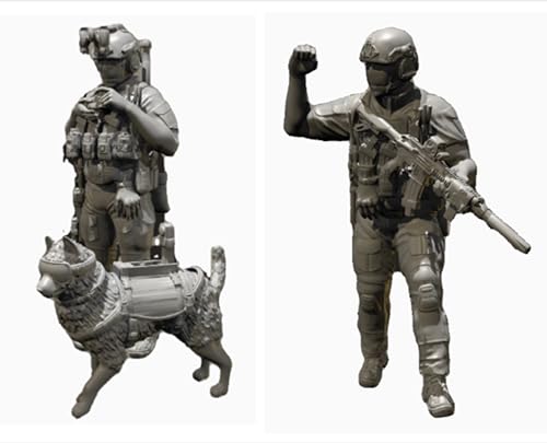 1/35 U.S. Army Commando Soldier Resin Model Kit Unbemalt, unmontiert Miniatur Resin Model Parts // T7V4a-3 von GoodYouth