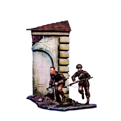 1/35 WW2 Soldier Resin Model Kit Unbemalt und unmontiert Miniatur-Resin-Modell-Bausatz (enthält Basis) // J7x5L2 von GoodYouth
