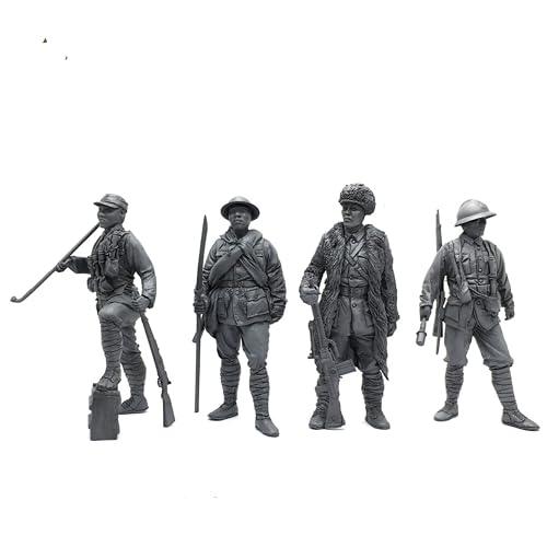 1/35 WWII Chinese Soldiers Resin Model Kit Unbemalte und unmontierte Miniatur Resin Modellteile (4 Personen)//I0j5a-1 von GoodYouth