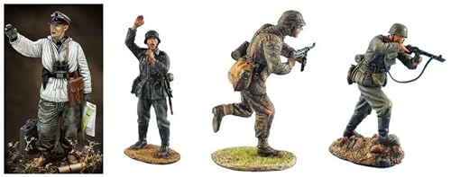 1/35 WWII Deutscher Soldat Resin Modellbausatz Unbemalt und unmontiert Miniatur Resin Modellteile (4 Mann) // K7f9C-13 von GoodYouth