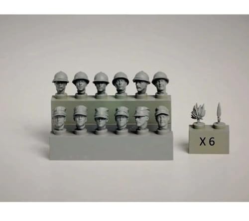 1/35 WWII Soldat Kopfersatz aus Resin Modellbausatz Unbemalte und unmontierte Miniatur Resin Modellteile // E5D3a-8 1/35 WWII Soldat Kopfersatz aus Resin Modellbausatz Unbemalte und unmontierte Miniatur Resin Modellteile // E5D3a-8 von GoodYouth