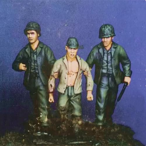 1/35 WWII Soldat Resin Modellbausatz Unbemalt und unmontiert Miniatur Resin Modellbausatz (3 Personen) // J7x6L2 von GoodYouth