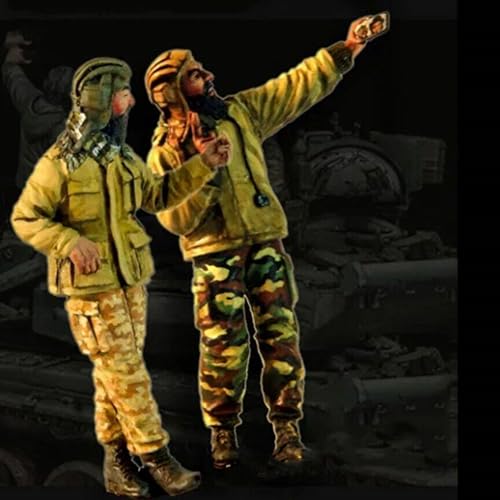 1/35 WWII Soldier Resin Model Kit ，Unpainted and Unassembled Miniature Resin Model Kit (2 Person) // H9x3A5 von GoodYouth