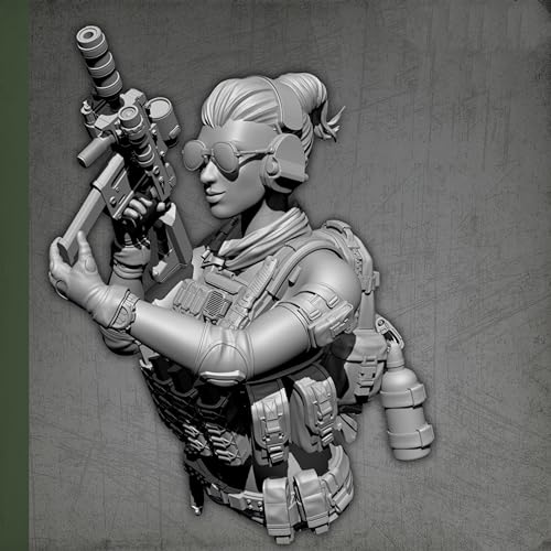 50mm US Commando Soldier Resin Büste Modellbausatz unbemalt und unmontiert Miniatur Resin Modellteile //h7H5a-5 von GoodYouth