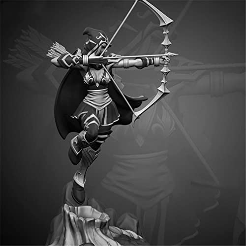 76 mm Ancient Elf Female Archer Warrior Resin Figure Kit Miniatur Resin Model Kit // 7W1-7 (unmontiert und unbemalt) von GoodYouth