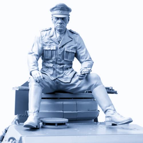 1/16 WWII German Tank Officer Model Resin Model Kit Unmontierte und unbemalte Harzteile //iu5g-3 (No Tank) von Goodmoel