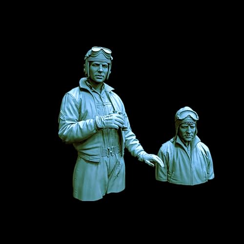 1/16 WWII US Tank Soldier Resin Büste Modellbausatz unbemalt und unmontiert Resin Modellteile (Xu6U-6) von Goodmoel