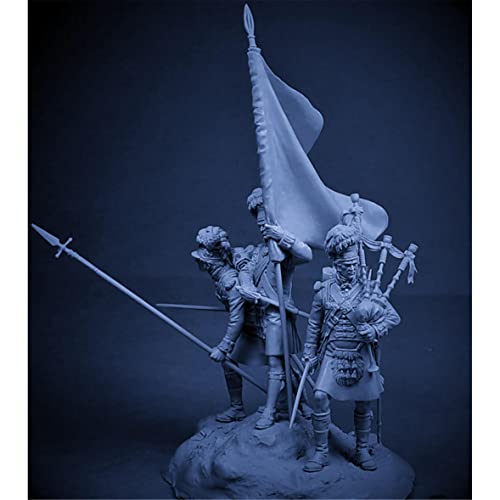 1/32 Antiker französischer Krieger Harzfigur Soldatenmodell, nicht zusammengebauter und unbemalter Miniaturbausatz //Vl3-85 Goodmoel von Goodmoel