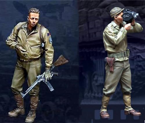 1/35 Vietnam U.S. Army Soldier Resin Model Kit Unmontierte und unbemalte Resin Modellteile (2-Personen) (Sq5U-2) von Goodmoel