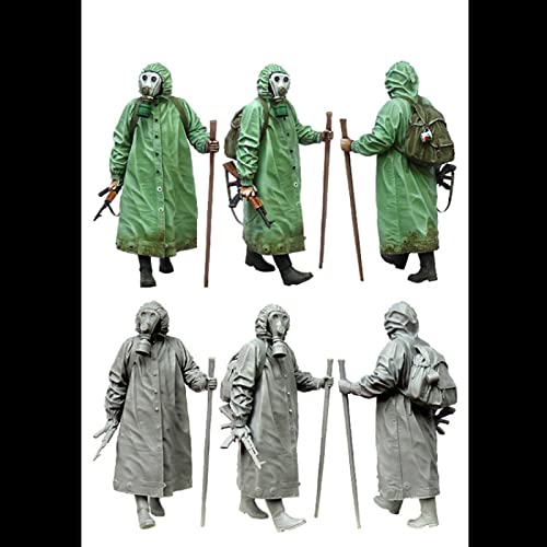 1/35 WWII Bio Soldier Resin Model Soldier Kit （1人） / Unassembled and Unpainted Soldier Miniature Kit / Ja-8531 Goodmoel von Goodmoel