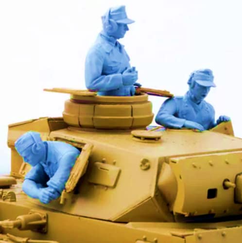 【1/35】 WWII Deutscher Panzersoldat Modell Resin Modellbausatz unmontiert und unlackiert Resinteile (kein Panzer) // tg9r-5 von Goodmoel