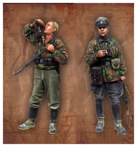 【1/35】 WWII Deutscher Soldat Modell Resin Modellbausatz unmontiert und unbemalt Resinteile // tg9r-2 von Goodmoel