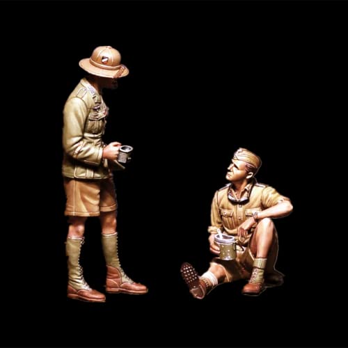 【1/35】 WWII Deutscher Soldat Modell Resin Modellbausatz unmontiert und unlackiert Resinteile // tg9r-3 von Goodmoel