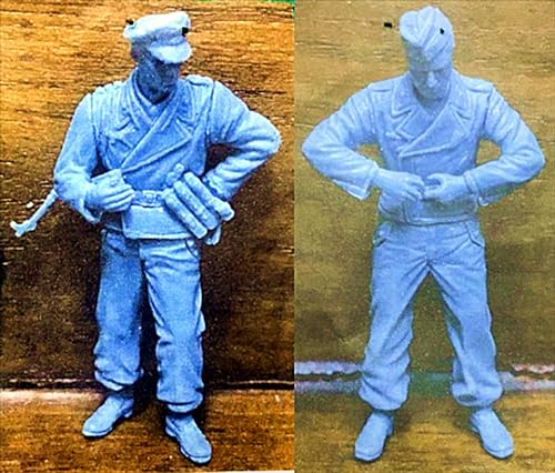 1/35 WWII Deutscher Soldat Resin Modellbausatz Unbemalte und unmontierte Resin Modellteile (2-Personen) //xA5T-4 von Goodmoel