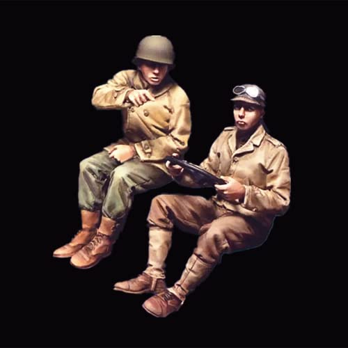 【1/35】 WWII US Fahrer Soldat Modell Resin Modellbausatz unmontiert und unlackiert Resinteile // tg9r-9 von Goodmoel