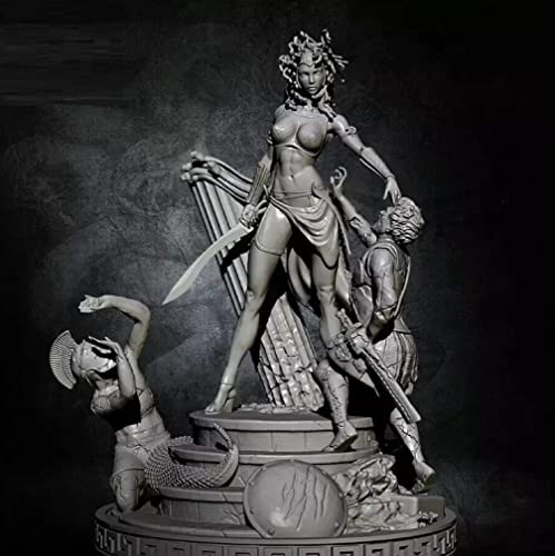 85 mm Ancient Demon Female Warrior and Slave Harzfiguren-Kit, Nicht zusammengebaute und unbemalte Miniaturen / Xk-7392 Goodmoel von Goodmoel