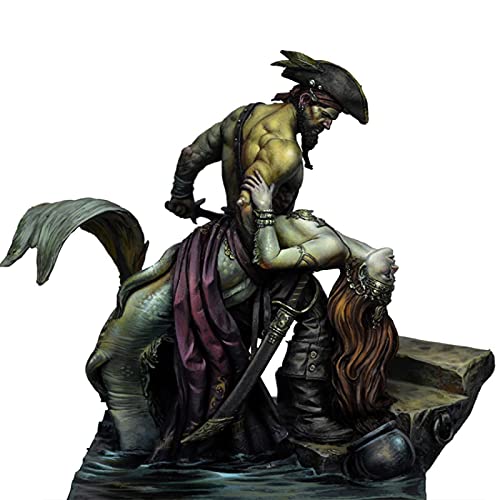 Goodmoel 1/24 Fantasy Pirat und Meerjungfrau Resin Model Kit/unmontierter und farbloser Soldat Die Cast Kit/FL-841 Goodmoel 1/24 Fantasy Pirat und Meerjungfrau Resin Model Kit/unmontierter und farbloser Soldat Die Cast Kit/FL-841 von Goodmoel