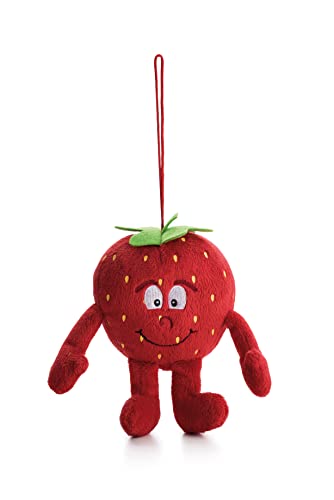 Goodness Gang Plüschtiere – weiche und sichere Stofftiere für Kinder – maschinenwaschbar und perfekt zum Spielen und Schlafengehen – Vollständige Kollektion Plüsch – Erdbeer-Mini von Goodness Gang