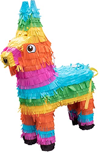 Goodtimes Pinata Esel Bunt 55cm hoch Partyspiel Zum Befüllen mit Süßigkeiten und zerschlagen Als Geschenkidee für Geburtstag Hochzeit JGA von Goodtimes